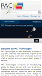 Mobile Screenshot of pactechnologies-ae.com